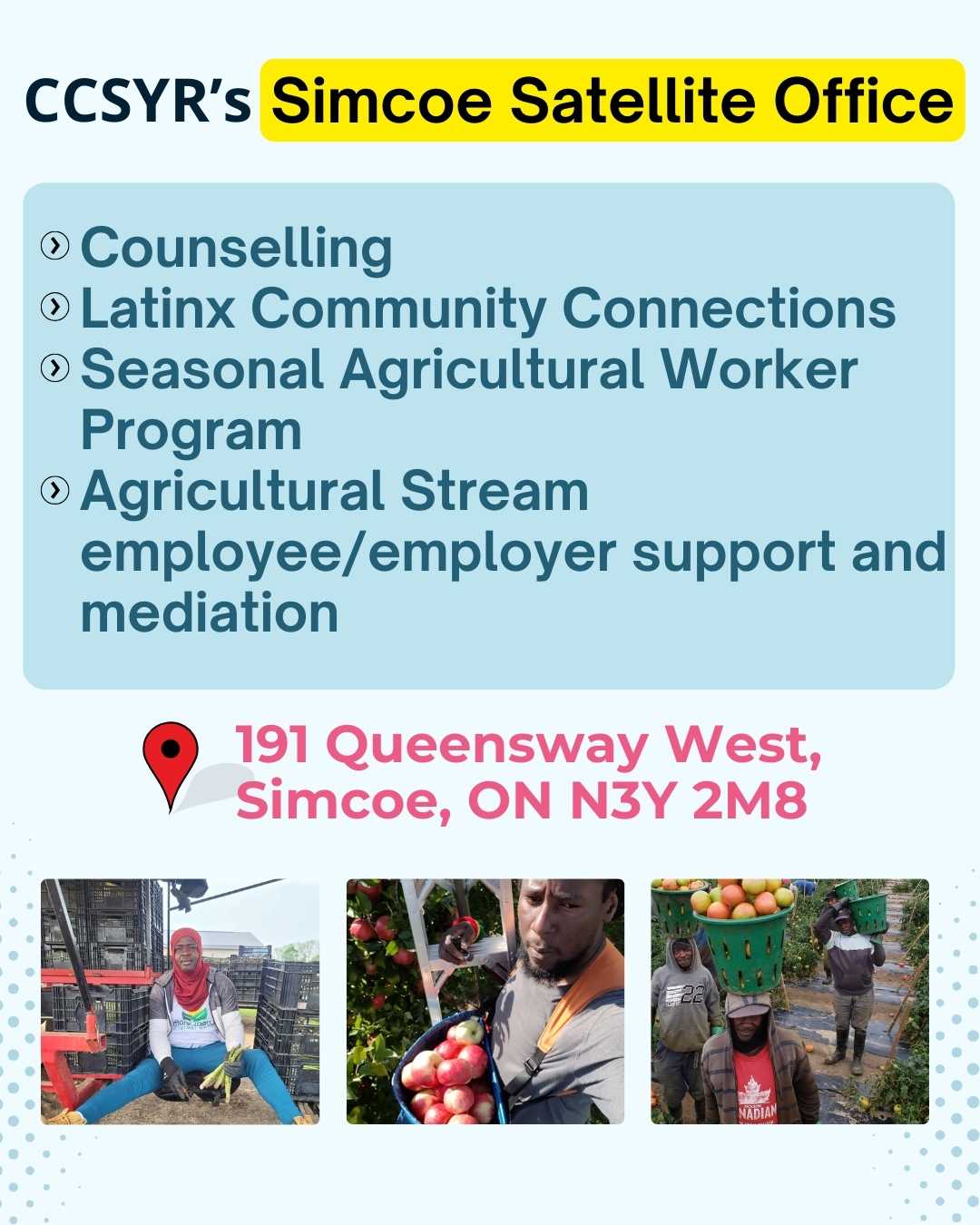 Simcoe CCSYR Satellite Office